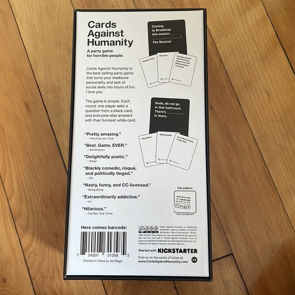 COPY - Cards against humanity, party game - Picture 3 of 3